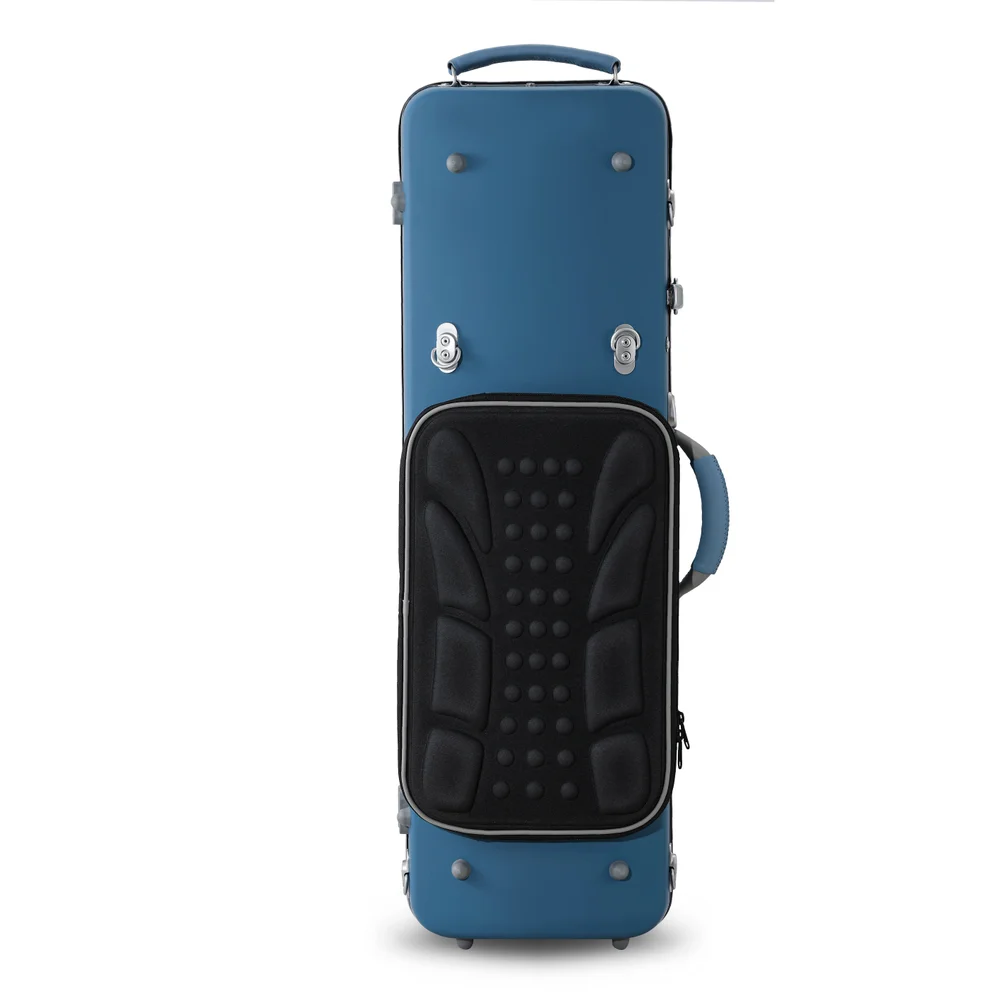 JML Luxury Square Violin Case Back View